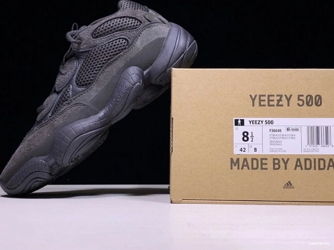 Black Adidas F36640 Utility Yeezy 500 0724